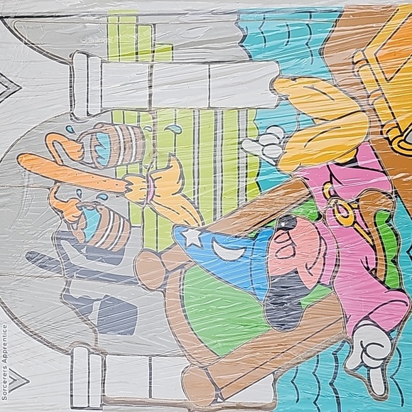 Vintage Playskool Disney Fantasia Sorcerers Apprentice 18 Piece Wooden Puzzle - Picture 3 of 7